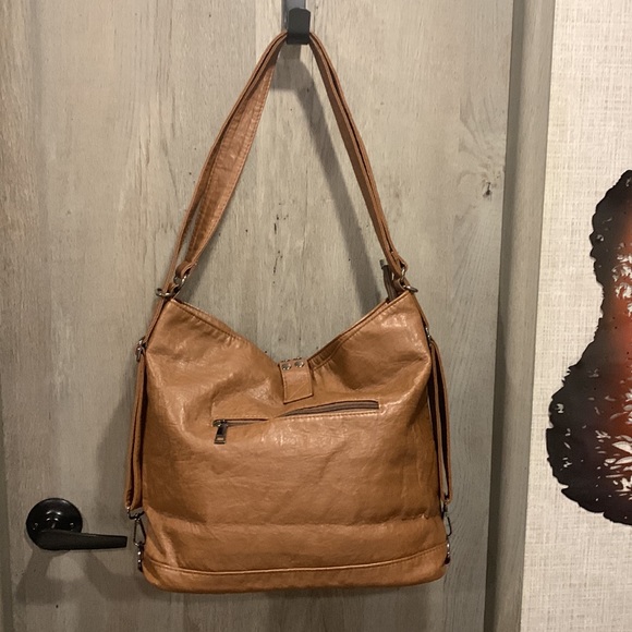 Faux leather shoulder bag - Picture 2 of 8